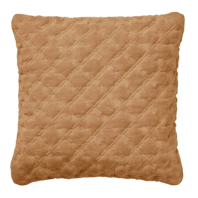 Afbeelding van Hoii ADELE Sierkussen 45x45 cm Tobacco Brown Bruin met duurzame kussenvulling