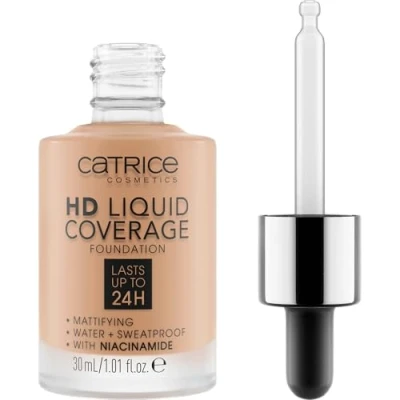 Afbeelding van Catrice HD Liquid Coverage Foundation 040 Warm Beige 30 ml