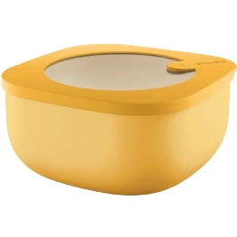 Afbeelding van Guzzini Eco Store&amp;more&#039; Opbergdoos (ondiep) 975ml Mango Yellow
