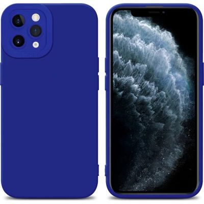 Afbeelding van Cadorabo Hoesje geschikt voor Apple iPhone 11 PRO MAX in Fluid BLAUW Beschermhoes gemaakt van flexibel TPU silicone Cover Case