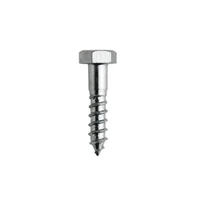 Afbeelding van DOJA Barcelona Trekkchroeven 50 stuks houtschroeven M5 x 30 mm verzinkte stalen schroeven met zeskantkop voor houtschroeven, houder houten palen, pluggen,
