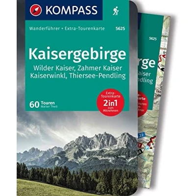 Afbeelding van KOMPASS Wanderführer 5625 Kaisergebirge Wandelgids