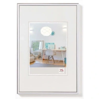 Afbeelding van Walther design KV080S New Lifestyle kunststof lijst, 60 x 80 cm, zilver, 1 stuk