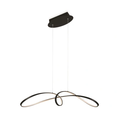 Afbeelding van Maytoni Hanglamp Curve Zwart
