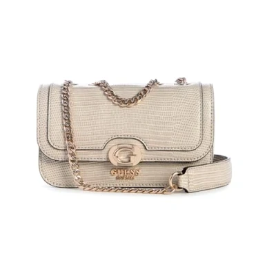 Afbeelding van Guess Kleine Crossbodytas / Schoudertas Dames Orlina Logo Print Taupe