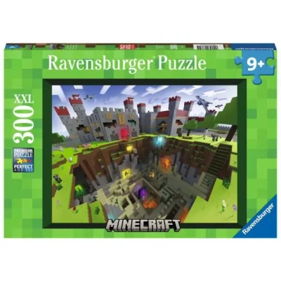 Afbeelding van Ravensburger puzzel Minecraft Cutaway Legpuzzel 300 XXL stukjes