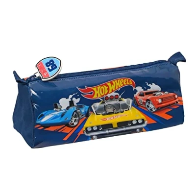 Afbeelding van Schoolpennenzak Hot Wheels Speed club Oranje Marineblauw (21 x 8 7 cm)