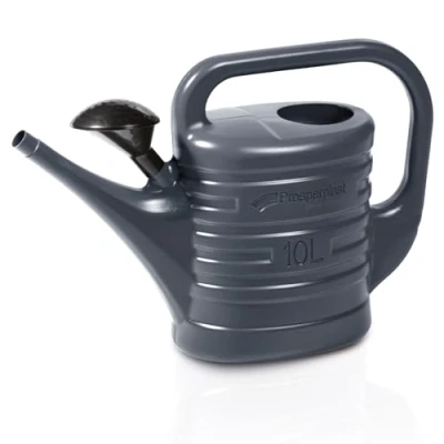 Afbeelding van PECZEKO Gieter 10 liter kunststof tuingieter voor binnen en buiten, irrigatie, bloemen, kamerplanten, tuin, huis, appartement, tuingereedschap met handdouche,