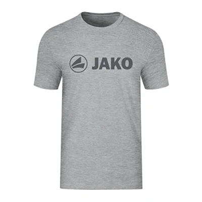Image de JAKO Promotie Voor T Shirts, Uniseks Volwassene, Lichtgrijs Gevlekt, 4XL