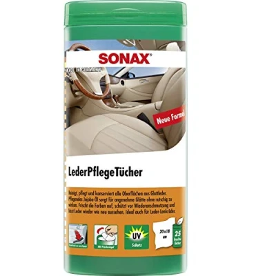 Afbeelding van Sonax 25 x leren reinigingsdoekjes