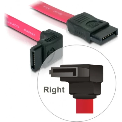 Afbeelding van Delock Kabel SATA 50cm rot un ge