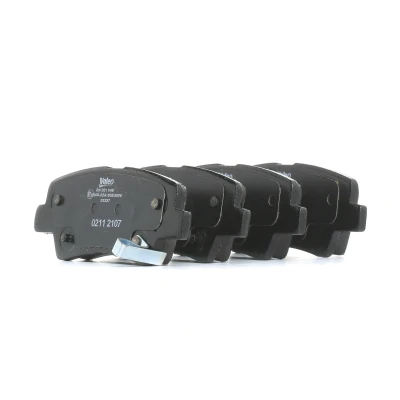 Afbeelding van VALEO 301301 Remblokkenset FIRST Achteras Incl. slijtage waarschuwingscontact Met anti kreukplaat KIA: RIO 3, 3 Stufenheck, Optima / K5