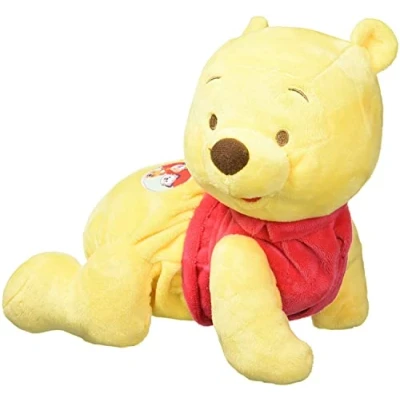 Afbeelding van Clementoni 17306 17260 Disney Baby Winnie de Poeh krabbelen met mij, knuffelig educatief speelgoed voor baby&#039;s en peuters pluche dier ter ontwikkeling van motoriek bevordert