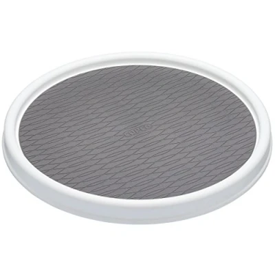 Afbeelding van Lifetime Anti slipmat Rond 30 Cm Wit/grijs