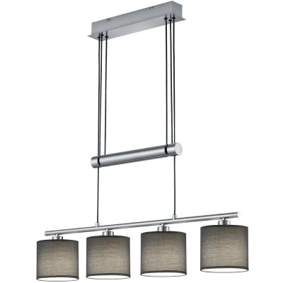 Afbeelding van TRIO GARDA Hanglamp Nikkel mat excl. 4x E14 28W
