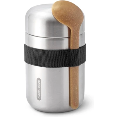 Afbeelding van Black+Blum RVS Thermos Voedselcontainer 400ml Zwart