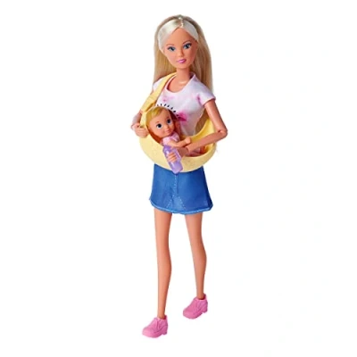 Afbeelding van Steffi Love Pop met Baby en Draagzak