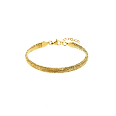 Afbeelding van Lucardi Statement Armband, Dames, Maat: One Size, Gold