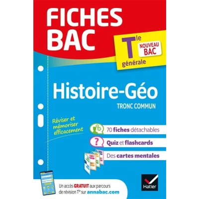 Image de Fiches Bac Histoire Géographie Tle 2025