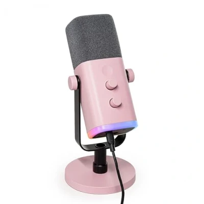 Afbeelding van FIFINE XLR USB microfoon voor podcast streamingstudio, dynamische gaming op pc, met mute knop, PS4/5, aansluitingen, geluidskaarten en mixer (Mac Mixer)