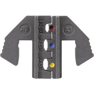 Afbeelding van TOOLCRAFT PLE 0A3 Krimp onderdelen Geïsoleerde kabelschoenen Krimpbereik: 0.1 tot 1.5 mm² Geschikt voor merk: PZ 500