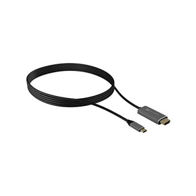 Afbeelding van ICY BOX 60373 HDMI kabel Aansluitkabel A stekker 1.8 m Zwart, Zilver 4K UHD