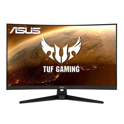 Image de ASUS TUF Gaming VG328H1B Ecran PC Gamer 31,5&quot; FHD Dalle VA incurvée 1500R 16:9 165Hz 1ms 1920x1080 250cd/m² HDMI &amp; VGA Haut parleurs AMD FreeSync ELMB