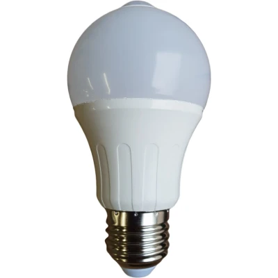 Afbeelding van E27 LED lamp gloeilamp A60 met IR bewegingssensor 6W=50W warmwit 3000K