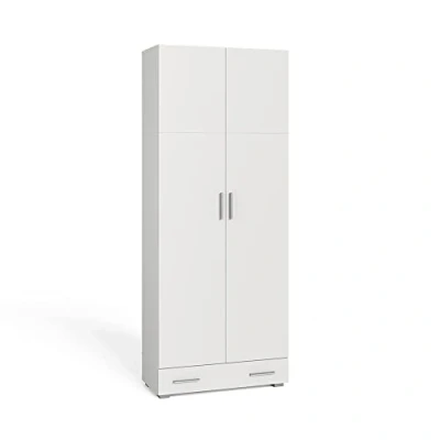 Afbeelding van Vicco Archiefrek Frank, Wit/Wit, 80 x 182.4 cm met lade
