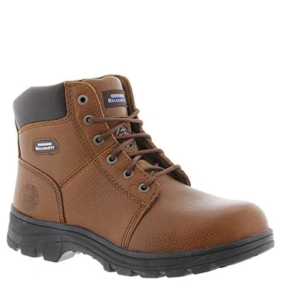 Afbeelding van Skechers Workshire Klassieke laarzen voor heren, Bruin reliëf leer