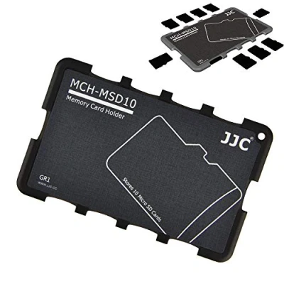 Afbeelding van JJC Lichte en slanke draagtas voor 10 MSD Micro SD geheugenkaarten