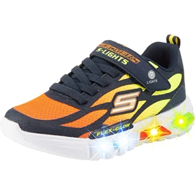 Afbeelding van Skechers Flex glow Dezlom, Jongens Sneakers, Navy Blauw