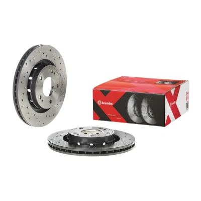 Afbeelding van BREMBO 09.A738.1X Remschijf 294 24 5 geperforeerd/interne ventilatie Gecoat MITSUBISHI: Outlander 3, 2 SUV, Lancer 8 Limousine