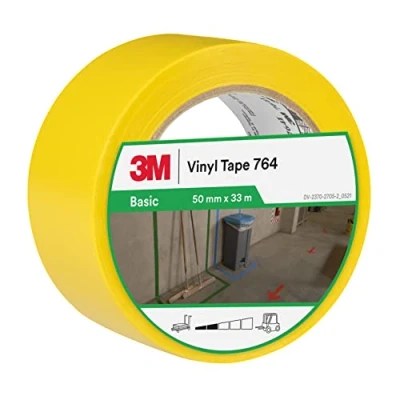 Afbeelding van 3M Vinyltape 764 algemeen gebruik, geel, 50 mm x 33 m