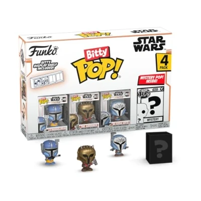 Image de Pack 4 Figurines Funko Bitty Pop Mandalorian Heavy