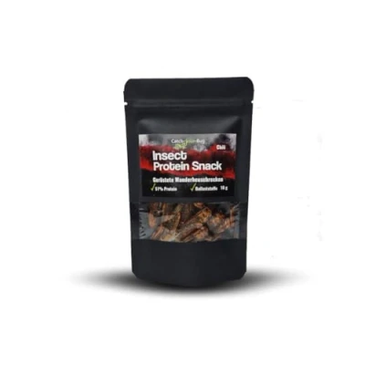 Afbeelding van Catch Your Bug Sprinkhanen als tussendoortje Chili 10 g Eetbare Insecten voor de mens Speciaal gekweekt menselijke consumptie om te eten snack of