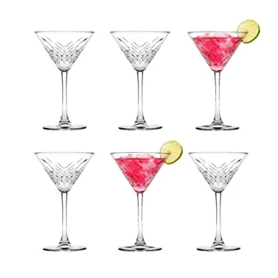 Afbeelding van Pasabahce 440176 Martini glas &quot;Timeless&quot; in kristaldesign, hoogte ca. 17,2 cm, set van 6