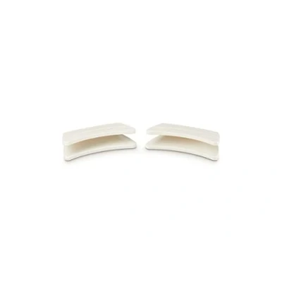 Image de Le Creuset Set de 2 poignées, Silicone, Adaptables, Résistantes à la Chaleur Jusqu&#039;à 250C, Meringue, 42813007160000
