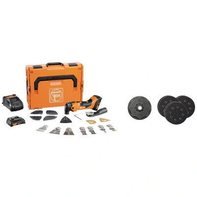 Afbeelding van Fein AMM 500 PLUS CE Set 71293868000 Multifunctioneel accugereedschap Incl. 2 accus, lader, accessoires, koffer 18 V Ah