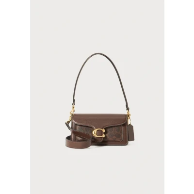 Afbeelding van Coach Signature Tabby Shoulder Handtas, Dames, Maat: One Size, Maple
