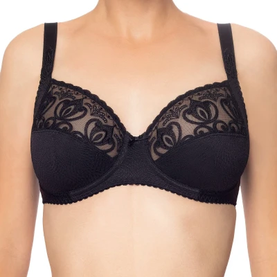 Afbeelding van Felina Serenada Beugel BH, Dames, Maat: 100D, Schwarz