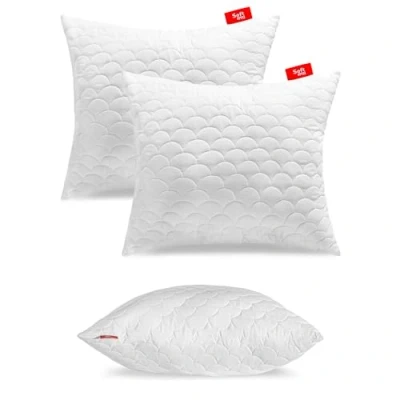 Afbeelding van SOFTIMI, gewatteerd premium kussen, anti allergisch, mijt, geurloos, direct te gebruiken, met hardheidsinstelling, set van 2, 70 x 90 cm