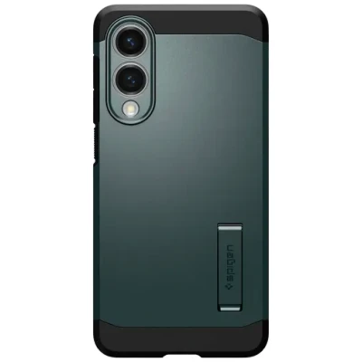 Afbeelding van Spigen Tough Armor AI (MagFit) mobiele telefoon behuizingen 17 cm (6.7&quot;) Hoes Groen