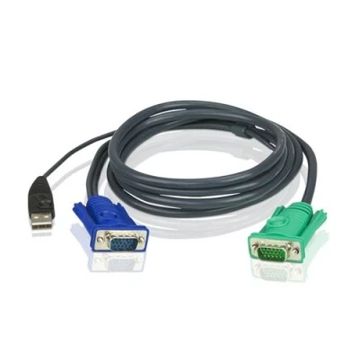 Image de ATEN Micro Lite 2L 5205U câble clavier / vidéo souris (KVM)