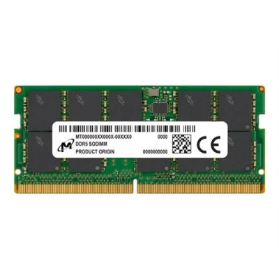 Image de Micron DDR5 module 16 Go SO DIMM 262 broches 5600 MHz / PC5 44800 CL46 ECC
