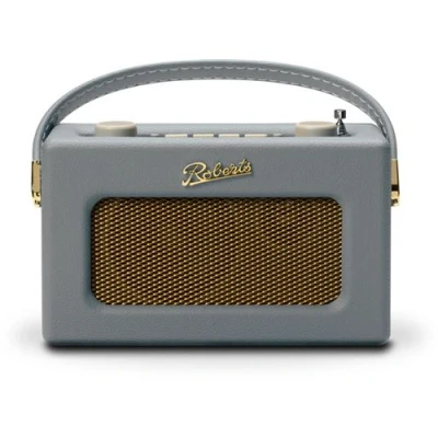 Afbeelding van Roberts Uno BT retro DAB+ radio met FM en Bluetooth, grijs