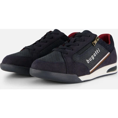 Afbeelding van bugatti Zakelijke veterschoenen voor heren, Donkerblauw cognac 4163