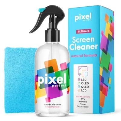 Afbeelding van IT Dusters 500 ml Pixel XL schermreinigingsset Ideaal voor led en lcd tv&#039;s, computerschermen, iPad schermen van laptop Hoogwaardige microvezeldoek