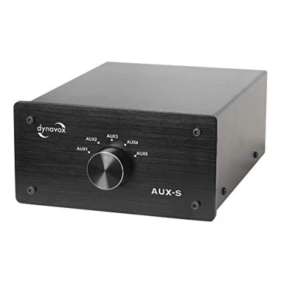 Image de Dynavox AUX S Commutateur sélecteur audio noir