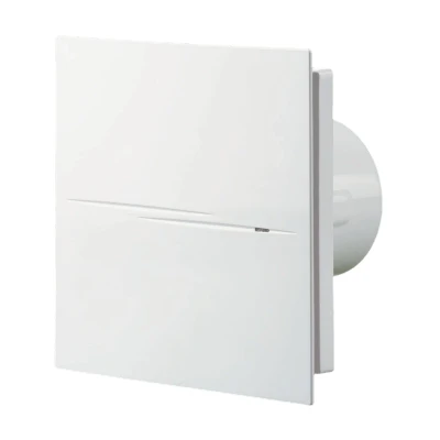 Afbeelding van Design badkamer/toilet ventilator Blauberg Sileo Ø 100mm STANDAARD